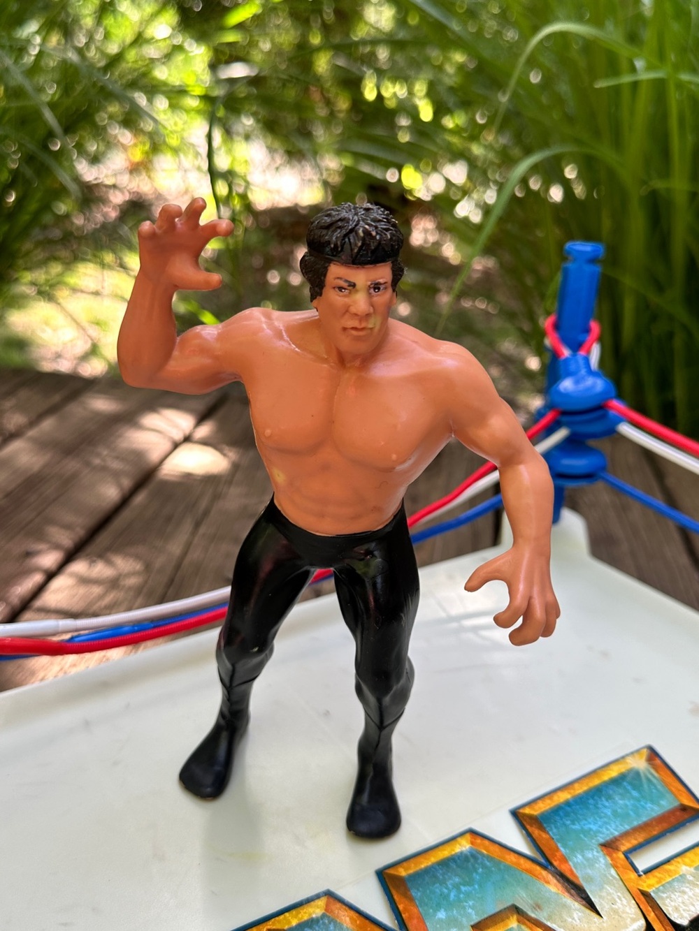 Vintage 1986 LJN WWF WWE Ricky The Dragon Steamboat Wrestling Action Figure